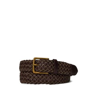 Polo Ralph Lauren Cintur&oacute;n trenzado el&aacute;stico - Accessories - Hombre - Marr&oacute;n - XL