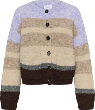 Saint Tropez Mila SZ Cardigan - Dames - Vesten - Veelkleurig - M - Truien & Vesten