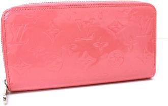 Louis Vuitton Monogram Vernis Pink Poppy Petal Monogram Vernis Long Wallet (Bi-Fold) (Pre-Owned)