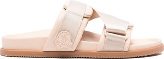 Moncler Pink Slip On Sandals