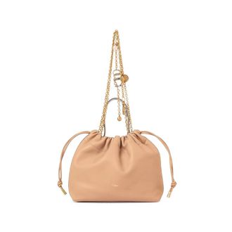 Chlo&eacute; Chain Charm Bucket Bag
