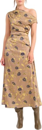 Staud Phare Silk Dress In Vintage Floral