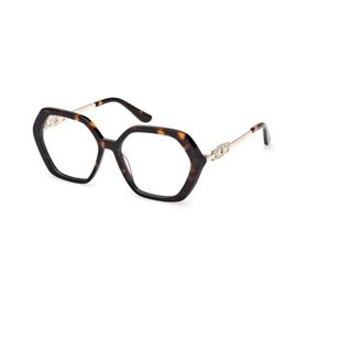 Guess Hexagonal Optical Frame - female - Guess - Glasses - Brown - 54 MM - Accessories
