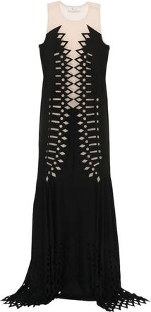 Blumarine Cutout Sleeveless Maxi Dress
