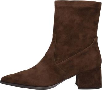 Stefano Lauran P8229A Sue Enkellaarsjes - Dames - Schoenen - Bruin - Maat: 41 EU Leer
