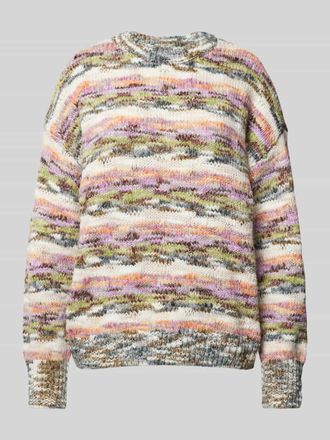 Jake*s Casual Strickpullover mit gerippten Abschl&uuml;ssen in Schilf, Gr&ouml;&szlig;e XXL