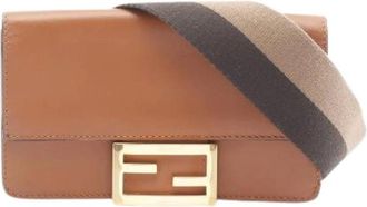 Fendi Pre-owned Cross Body Bags, female, Brown, Size: ONE SIZE Pre-owned Vintage Cross Body Bag