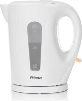 Tristar WK3380 Electric Kettle - 1.7L Capacity - 1850-2200W - BPA Free - Detachable Filter - White