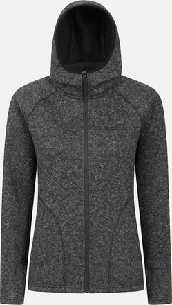 Mountain Warehouse Womens Mountain Warehouse Womens/Ladies Nevis Full Zip Hoodie - Black - Size: 16
