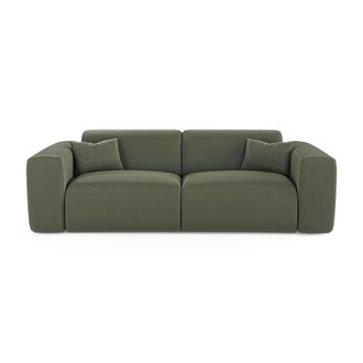 Sia Home Sof&aacute; cama express 160cm 4 plazas tejido trenzado verde oliva