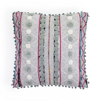 Oresteluchetta Coj&iacute;n desenfundable de algod&oacute;n multicolor