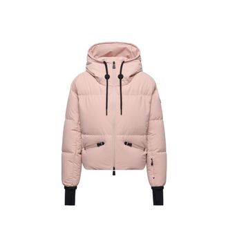 Moncler Moncler Allesaz Hooded Insulated Ski Jacket, Women, Pink, Size: 0