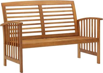 vidaXL Garden Bench Natural Wood Solid Acacia Wood Medium Durable