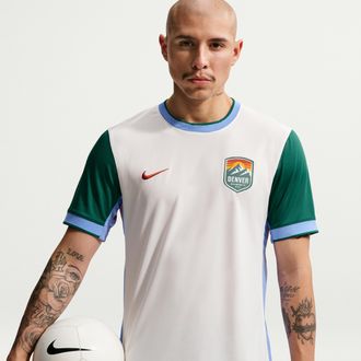 Nike Denver FC Stadium Edition Nike Mens Dri-FIT Replica Jersey in White | P35556DNFC26-SAL