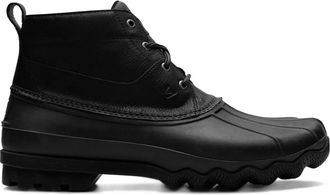 Sperry Top-Sider Brewster Low Duck boots - unisex - Rubber/Rubber/Leather/Fabric - 10.5 - Black