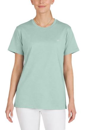 Dalix Womens Lil Smile Jersey Relaxed Tee in Dusty Blue at Nordstrom, Size Xx-Large