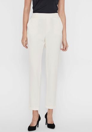 Vero Moda Anzughose VERO MODA VMMAYA MR LOOSE SOLID PANT NOOS, Damen, Gr. XL (42), L&auml;nge 30, beige (birch), Web, Obermaterial: 62% Polyester, 33% Viskose, 5% El