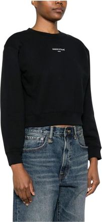 Maison Kitsun&eacute; Mujer, Sudaderas, Negro, Talla: M
