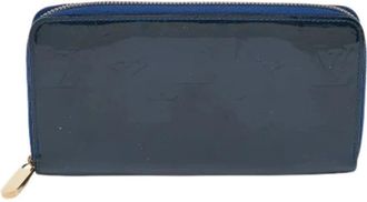 Louis Vuitton Pre-owned Zippy Wallet - Dames - Vintage Accessoires - Blauw - ONE Size - Vintage