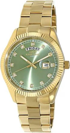 Oniss Mens Admiral Green Dial Watch
