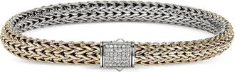 John Hardy 14kt geelgouden Icon armband met diamant