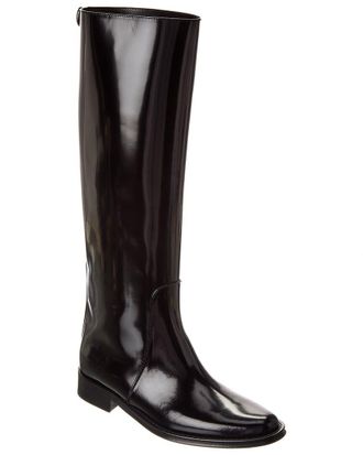 Saint Laurent Hunt Leather Boot