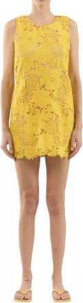 Le Superbe Valentina Shifter Dress In Sunflower