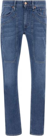 Jeckerson John jeans met stiksel - Blauw