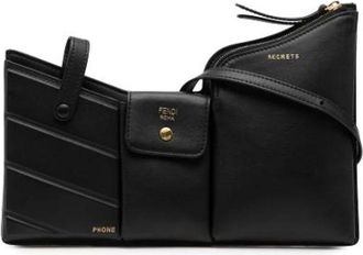 Fendi Pre-owned Cross Body Bags, female, Black, Size: ONE SIZE Pre-owned Crossbody Bag