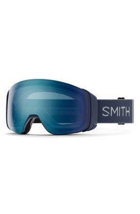 Smith 4D MAG 155mm Special Fit Snow Goggles in Royal Navy /Chromapop Blue at Nordstrom