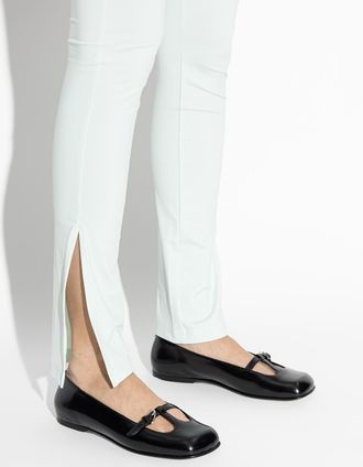 Nodaleto Leather Ballet Flats, Womens, Black