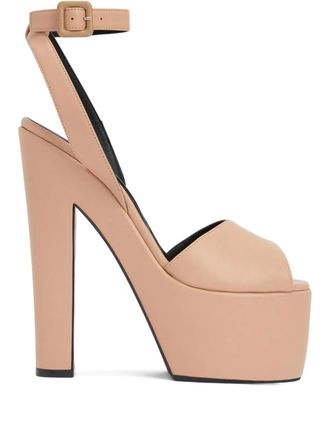 Giuseppe Zanotti Sandali Tarifa con plateau 170mm - Rosa