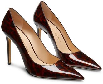 Stuart Weitzman Hohe Schuhe - Glossy pumps Power 100 - Gr. 36 (EU) - in Braun - f&uuml;r Damen