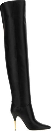 Valentino Garavani Black Deboot Boots