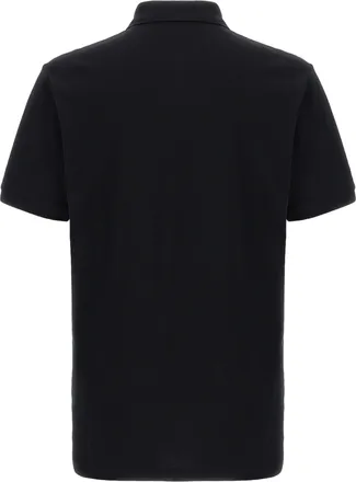 Moschino Mens Black Cotton Polo Shirt