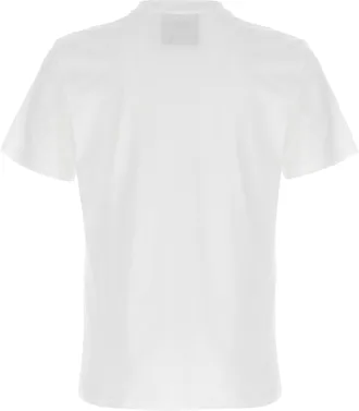 Moschino Logo-Embroidered Monkey Graphic T-Shirt - White