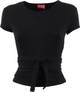 Diesel T-Shirts, male, Black, Size: XS T-Bunny-Tail-S1 TOP