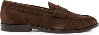 Vinny&rsquo;s Suede Penny Loafers
