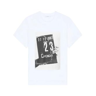 Givenchy Cotton T-shirt With Clapperboard Print