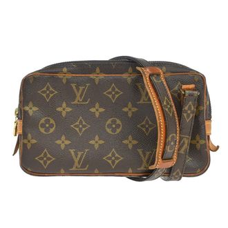 Louis Vuitton Marly Monogram Brown Canvas Handbag (Pre-Owned)