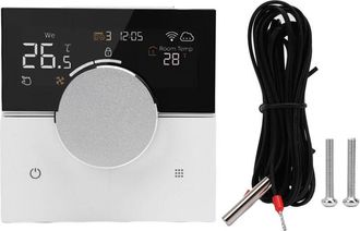 OEM Termostato Inteligente Programable, Pantalla A Color Wifi, Botones De Control Totalmente T&aacute;ctiles Para Sistemas De Calefacci&oacute;n El&eacute;ctrica