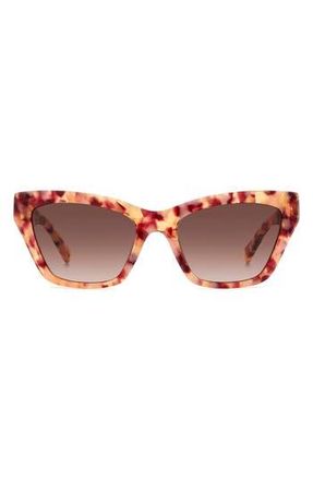 Kate Spade New York fay 54mm gradient cat eye sunglasses in 0Ht8-Ha at Nordstrom Rack