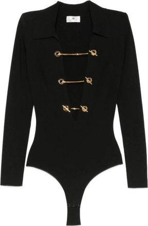 Elisabetta Franchi Body - Dames - Bodies - Zwart - L - Tops