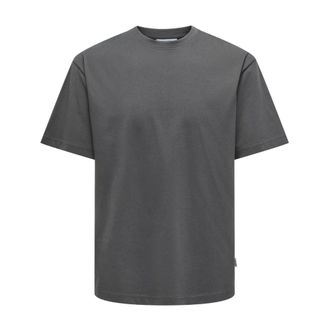 Only & Sons Onsfred RLX SS Tee Noos - Heren - T-shirts - Grijs - M - Katoen - Tops