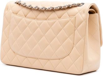 Chanel Hobo Bags - 2012 Jumbo Classic Lambskin Double Flap - Gr. unisize - in Braun - für Damen