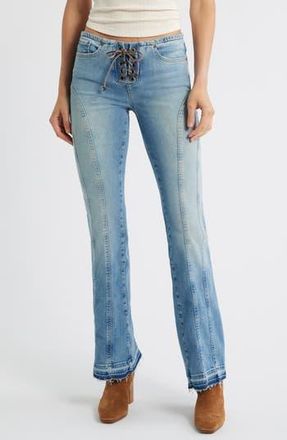 Free People Dust In Glory Flare Jeans in Indigo at Nordstrom Rack, Size 31