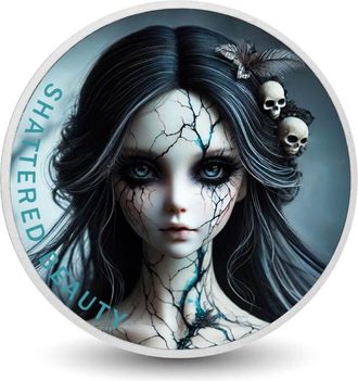 OEM Belleza Destrozada: Venas Invernales Color Plata De 1 Oz