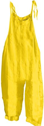 Generic Womens Dungarees Casual Boho Sleeveless Jumpsuits Summer Overalls Loose Skull Solid Color Wide Leg Plain Rompers Long Playsuit with Pocket Baggy Holid