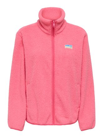 Only Pl&uuml;schjacke ONLY ONLEVA LIFE TEDDY JACKET CC OTW, Damen, Gr. XL, pink (pink lemonade), Pl&uuml;sch, Obermaterial: 100% Polyester, unifarben, regular fit no