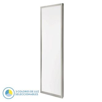 Fabrilamp Fabrilamp - Panel Llano 72w 3000k-4000k-6500k 3,8x30x120 Cm Niquel 7200lm